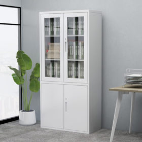 Glass Door Office Cabinet
